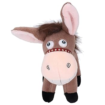 Amazon.co.jp: ロバのぬいぐるみ、かわいい柔らかく快適な鮮やか